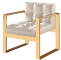 Gold Cube Lounge Chair in Miami, Ft. Lauderdale, Palm Beach