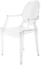 Ghost Clear Chair With Arms in Miami, Ft. Lauderdale, Palm Beach