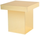 Gold End Table Square in Miami, Ft. Lauderdale, Palm Beach