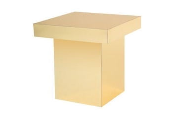 Gold End Table Square in Miami, Ft. Lauderdale, Palm Beach