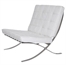 Barcelona Chair - White in Miami, Ft. Lauderdale, Palm Beach