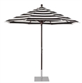 Umbrella - Black and White Striped in Miami, Ft. Lauderdale, Palm Beach