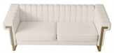 Cream Velvet Sofa in Miami, Ft. Lauderdale, Palm Beach