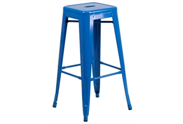 Marais Metal Barstool - Blue in Miami, Ft. Lauderdale, Palm Beach