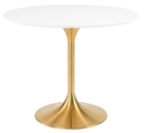 Tulip Cafe Table - Gold in Miami, Ft. Lauderdale, Palm Beach