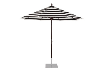 Umbrella - Black and White Striped in Naples, Marco Island, Ft. Myers