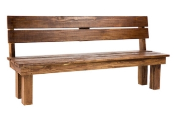 Wooden Bench - Back in Orlando