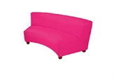 Minotti Sofa - Fuchsia Curved Sectional in Naples, Marco Island, Ft. Myers