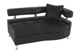 Castillian Stiletto Black Chaise Sectional Left Loveseat in Naples, Marco Island, Ft. Myers