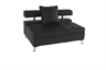 Castillian Stiletto Black Loveseat Sectional in Naples, Marco Island, Ft. Myers