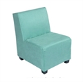 Minotti Sectional Chair - Turquoise in Naples, Marco Island, Ft. Myers