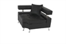 Castillian Stiletto Black Corner Sectional in Naples, Marco Island, Ft. Myers