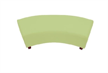 Minotti Curved Bench - Light Green in Naples, Marco Island, Ft. Myers