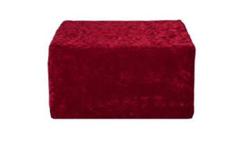 High Back Red Ottoman in Naples, Marco Island, Ft. Myers