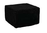 High Back Black Ottoman in Naples, Marco Island, Ft. Myers