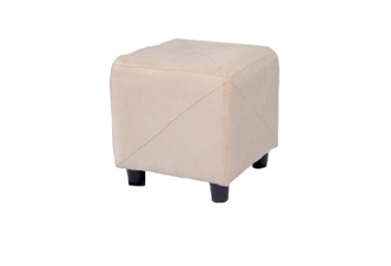 Minotti Cube Ottoman - Ivory in Naples, Marco Island, Ft. Myers