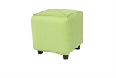 Minotti Cube Ottoman - Light Green in Naples, Marco Island, Ft. Myers