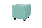 Minotti Cube Ottoman - Turquoise in Naples, Marco Island, Ft. Myers