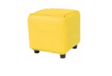 Minotti Cube Ottoman - Yellow in Naples, Marco Island, Ft. Myers