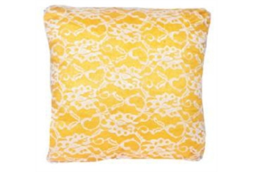 Pillow White and Yellow Design in Naples, Marco Island, Ft. Myers