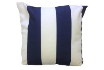 Pillow Blue and White Striped Pattern in Naples, Marco Island, Ft. Myers