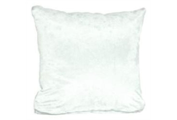 Pillow White Velvet in Naples, Marco Island, Ft. Myers