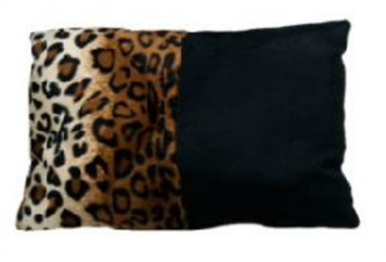 Pillow Small Leopard Half in Naples, Marco Island, Ft. Myers