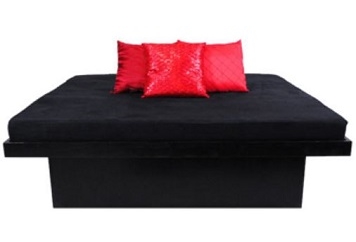 Lounge Bed - Black in Naples, Marco Island, Ft. Myers