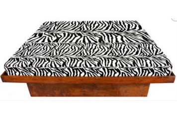 Lounge Bed - Mahogany and Zebra in Naples, Marco Island, Ft. Myers