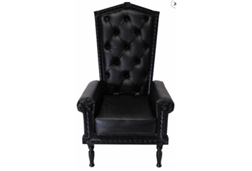 Throne Chair - Black in Naples, Marco Island, Ft. Myers