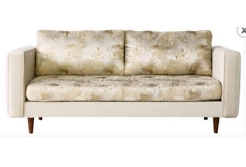 Melrose Sofa - Metallic in Naples, Marco Island, Ft. Myers