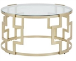 Gold Jackson Coffee Table in Naples, Marco Island, Ft. Myers