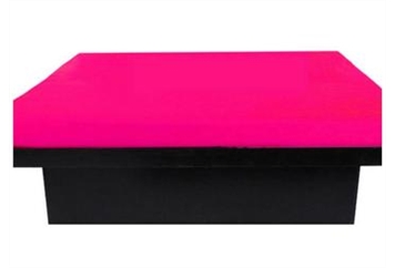 Lounge Bed - Black and Hot Pink in Naples, Marco Island, Ft. Myers