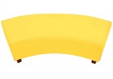 Minotti Curved Bench - Canary Yellow in Naples, Marco Island, Ft. Myers