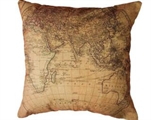 Pillow - Antique Globe in Naples, Marco Island, Ft. Myers