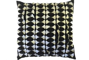 Pillow - Black And White Textured in Naples, Marco Island, Ft. Myers