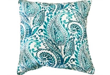 Pillow - Blue Turquoise Paisley in Naples, Marco Island, Ft. Myers