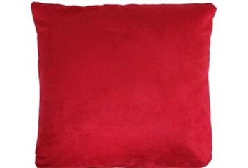 Pillow - Large Red Suede in Naples, Marco Island, Ft. Myers