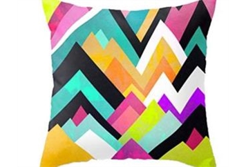 Pillow - Neon Triangles in Naples, Marco Island, Ft. Myers