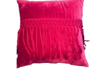 Pillow - Pink Fringe in Naples, Marco Island, Ft. Myers