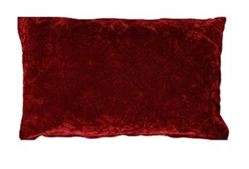 Pillow - Rectangular Burgundy Crushed Velvet in Naples, Marco Island, Ft. Myers