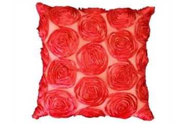 Pillow - Red Rosette in Naples, Marco Island, Ft. Myers