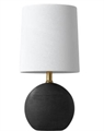 Round Textured Black Table Lamp in Naples, Marco Island, Ft. Myers