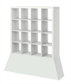 Bar Back Shelf White With Stand in Orlando