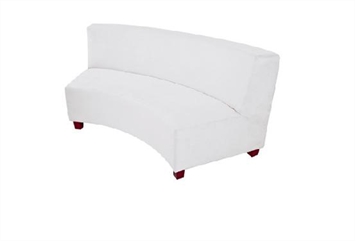 Minotti Sofa - White Curved Sectional in Orlando