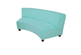 Minotti Sofa - Turquoise Curved Sectional in Orlando