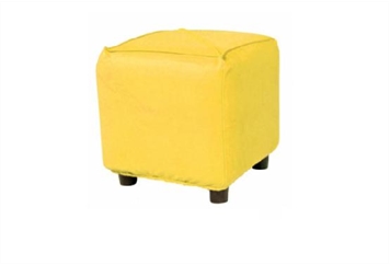 Minotti Cube Ottoman - Yellow in Orlando