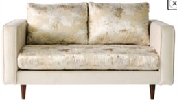 Melrose Loveseat - Metallic in Orlando