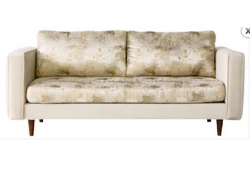 Melrose Sofa - Metallic in Orlando