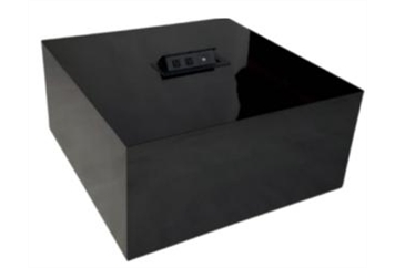 Black High Gloss Charging Coffee Table in Orlando